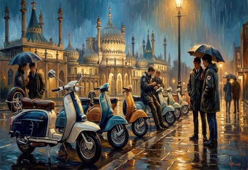 Mod mods scooter - , poster