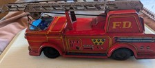  VINTAGE TINPLATE TOY FIRE