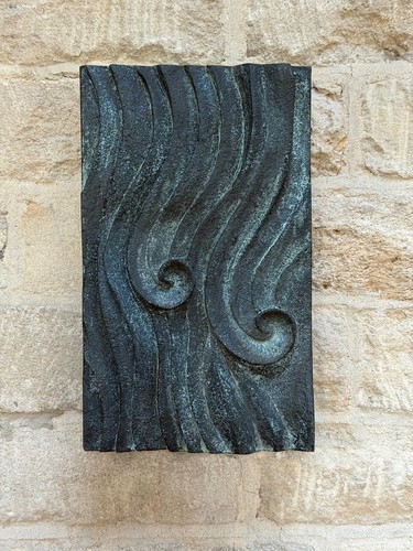 Wall sculpture with - , wave