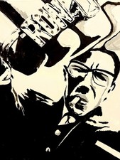 Ron Kray One Off Hand Painted