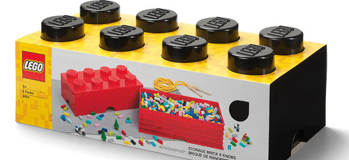 Lego storage brick - storage, knobs