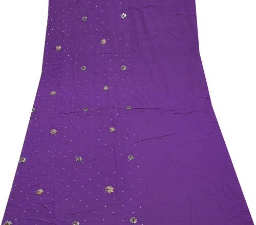 Sushila vintage purple sari - sushila,