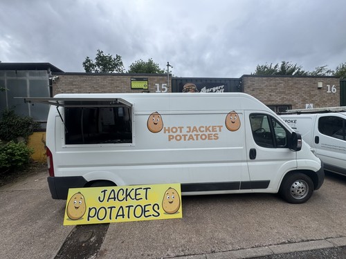 Jacket potato van - potato,