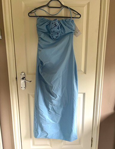 Zara baby blue - zara, ruched
