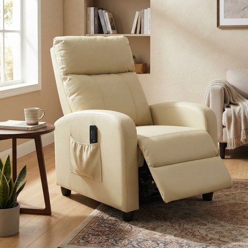Push back recliner - recliner, armchair