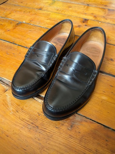 Church black penny loafers - penny,