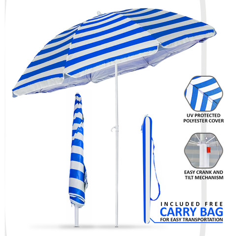 Beach tilting parasol umbrella - tilting,
