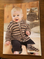 Sirdar Snuggly Smiley Stripes DK - Pattern 1388 - Hooded Jacket, Mitts & Blanket
