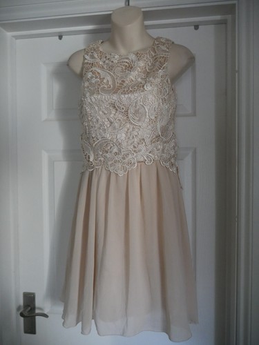Designer dress gold crochet - gold,