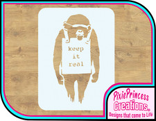 Banksy Monkey GG Stencil