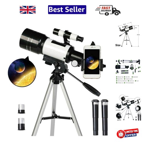 300mm 70mm portable telescope - portable,