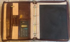 Portfolio Padfolio A4 Document Case Folder Business Executive Real Leather Bags