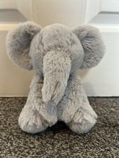 F&F Tesco Grey Elephant Soft Hug Toy Comforter Plush Small Approx 6" 🐘 Stunning