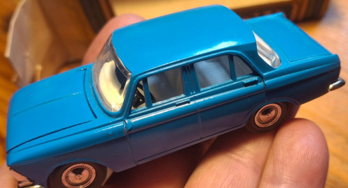 Moskvitch 408 dark blue - dark,