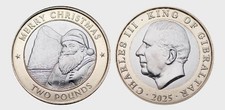 Gibraltar coin £2 pounds 2025