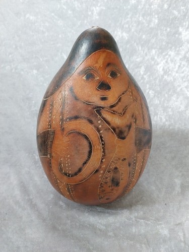 Vintage hand carved - hand, decorated