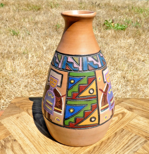 Large earthenware handpainted - earthenware,