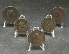 Georgian Coins x 5 Circulated Historic Early 19th C. x 6 See photos All Pictured