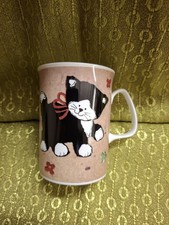 Cute Bone China KITTEN DESIGN Mug Made For BOOTS . PLAYING Cat KITTENS MUG used