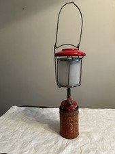 Veritas Clansman Vintage Red Metal Storm Lantern With Metal handle 