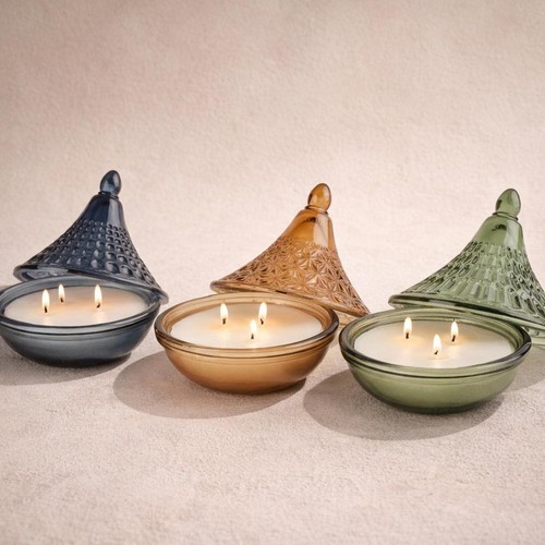 Glass jar candle - luxury, scent