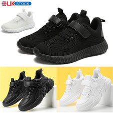 BOYS GIRLS KIDS CASUAL SNEAKERS RUNNING TRAINERS COMFY SCHOOL SPORTS SHOES SIZE
