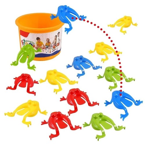 Jumping frog toy - toy, press