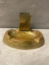 Rare Schweppes Match Box Advertising Stand , Ashtray, Pubs