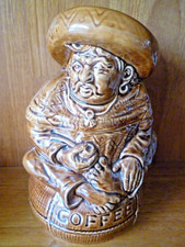 Vintage SADLER Mexican Sombrero Coffee Jar Container.