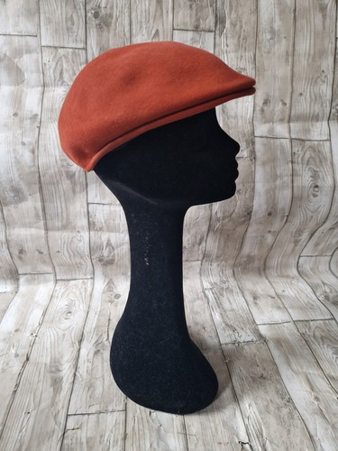Vintage salmon rust felt - vintage, salmon/