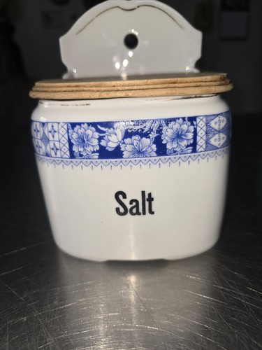 Antique schwarzburg salt box - antique,