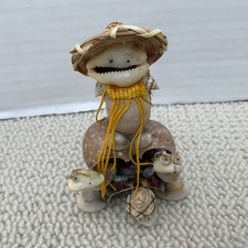 Sea Shell Art Stacked Turtles