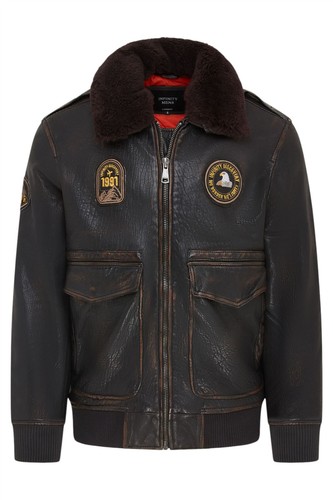 Men black leather - men's,