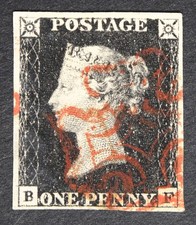 GB SG2 QV 1840 Penny Black