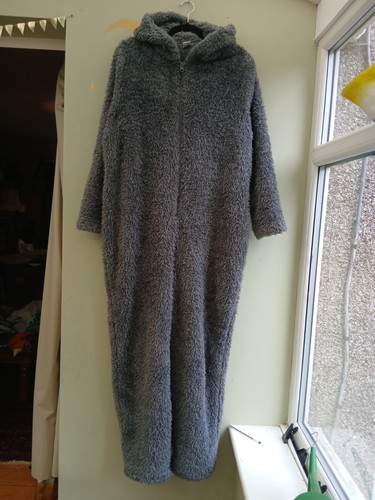 Grey teddy bear jumpsuit - grey,