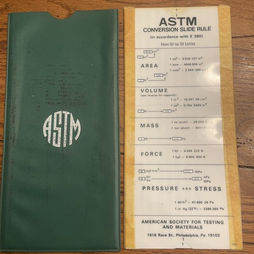 Vintage astm conversion slide - vintage,