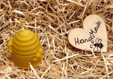10 x Bee Hive Skep Candle