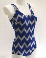 ORIGINAL 60's VINTAGE FITTED STYLE LADIES SWIMMING COSTUME SWIMSUIT 10 - 12 NEW