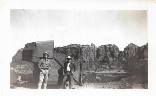 Vintage photo men out west - vintage, by