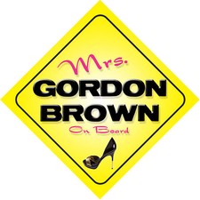 Mrs Gordon Brown On Board