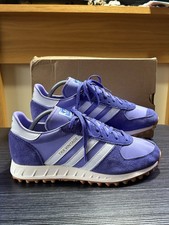 Adidas TRX Vintage Men’s UK 8 Purple White Trainers Running Shoes Retro GY2001
