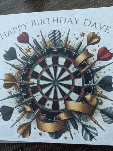 Personalised birthday card - personalised,