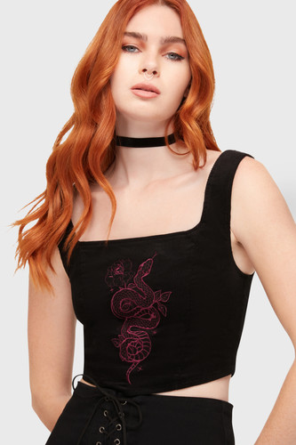 Killstar snakeheart corset - snakeheart,