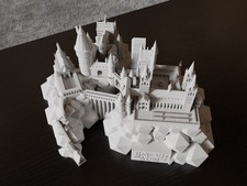 Hogwarts castle sculpture - hogwarts,