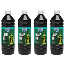 4x Bartoline Clear Lamp Oil