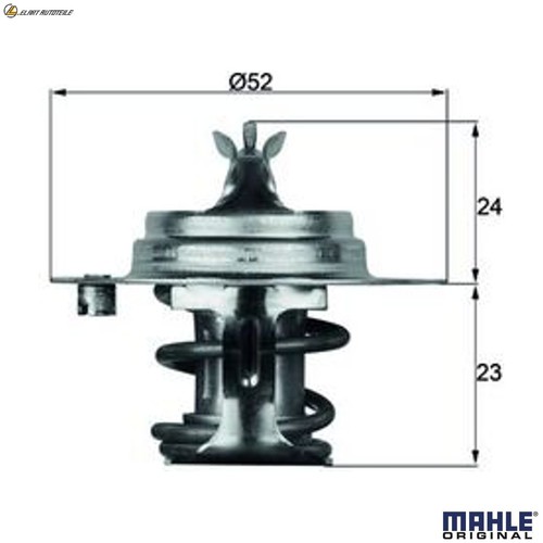 Thermostat coolant 83d - thermostat,