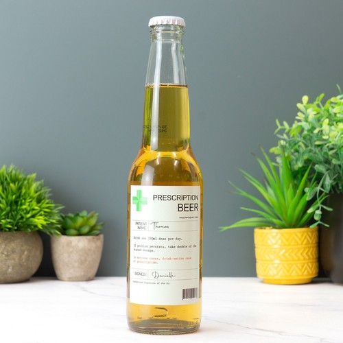 Personalised prescription beer - personalised,