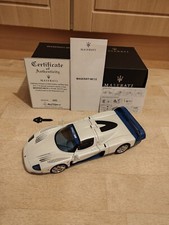 VERY RARE AUTOART 1:18 MASERATI MC12 PEARL WHITE AND BLUE (READ DESCRIPTION)