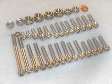 Suzuki RMX50 1995-04 Engine Covers & Cylinder Stainless Allen Bolts Nuts kit 38x