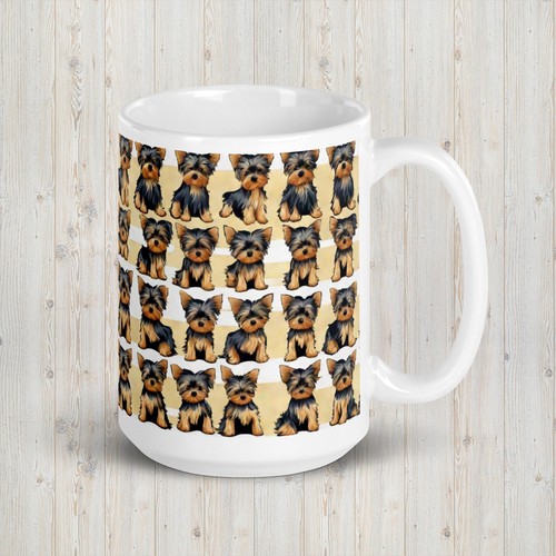 Yorkie coffee tea mug - coffee,